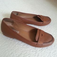 Stradivarius Brown Flat Shoe - Size 4