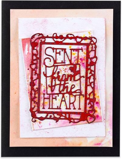 Tonic Die & Stamp Set - Sent From The Heart