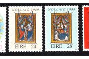 1989 Ireland Christmas Commemorative Stamps Mint Never Hinged (MNH)