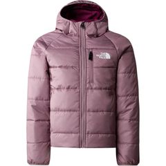 The North Face Girls Junior fully Reversible NorthFace hooded jacket coat pink Junior XL 9 10 11 12 13 14