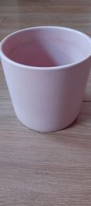 pink flower pot
