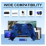 Wireless Xbox Controller for Xbox One, Xbox Series X/S, Xbox One X/S, Controller with 3.5mm headphone jack, with 2.4GHz wireless adapter, Camo Blue Image 2