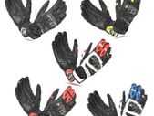 MZB RaceTech Short Motorcycle Cowhide Leather Gloves with Aramid Protection
