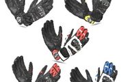 MZB RaceTech Short Motorcycle Cowhide Leather Gloves with Aramid Protection