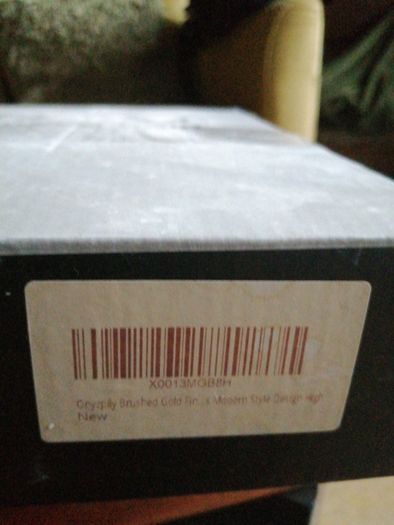 Brand new in box brushed gold freestanding lever tap x 2