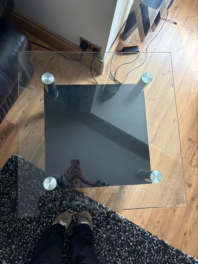 glass coffee table