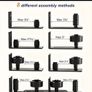 Barn Door Floor Guide Wall Mount Hardware Kit - 1-Pack Image 5