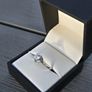 Brand New 18ct White Gold Natural Diamond Solitaire Engagement Ring Image 3