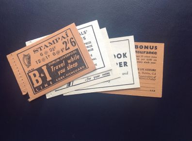 Irish stamp booklet edition 36-53 (exploded)