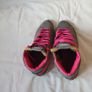 nike blazer 77 hi top size 5.5 grey suade pink in good condition Image 6