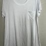 Zara White Basic T-Shirt Image 3