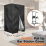 Pull Up Bar Station Cover Pull Up Dip Station Cover for Dip Station Home Gym, Dustproof Waterproof Protective Cover Indoor Outdoor Image 2