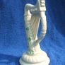 BELLEEK SHAMROCKS HARP (6th mark) - a vintage & decorative Belleek freestanding harp (1960's / 1970's) Image 5