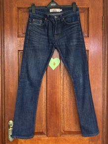 Topman Regular Slim Denim Jeans Navy Uk28s Eur71cms Us28s Very Good condition