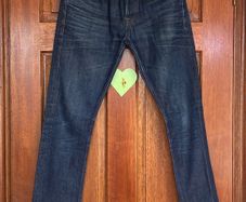 Topman Regular Slim Denim Jeans Navy Uk28s Eur71cms Us28s Very Good condition