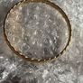 Gold/brass Monet bangle Image 2