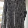 Premium brand Hajo 67% wool herringbone cardigan/jacket Image 2