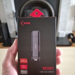 External USB SSD, 256GB, brand NEW