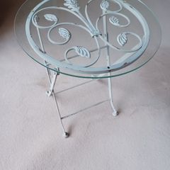 Wrought Iron Folding Table