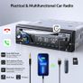 Car Stereo Radio Bluetooth with CD DVD Player,1DIN RDS/FM/AM Car Radio Bluetooth Handsfree MP3 Player with 2 USB/SD/AUX/7Colors (FREE POSTAGE) Image 5