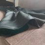 Black Pleat mini dress, size 12 Image 5