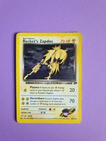 Team Rockets Zapdos (15/132) Holo Gym Challenge Pokemon Card