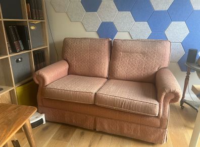 Pink sofa
