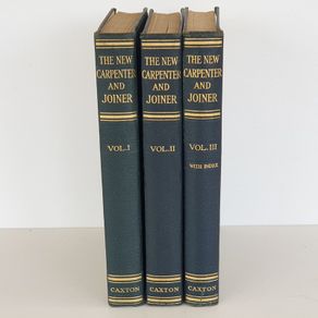 Carpenter and joiner books 1947 Vol 1-3 Caxton