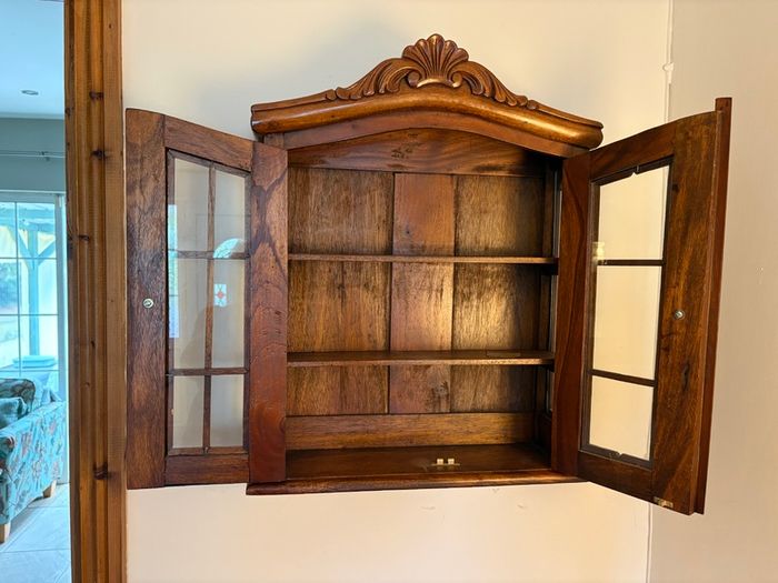 Vintage Wall Display Cabinet