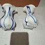 Vintage Pair of "Murano" Curzon blue vases Image 2