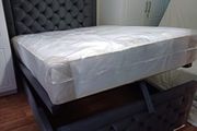 New Bed with Gaslift Ottoman Storage-Mattress