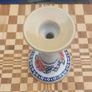 Beautiful Nicholas Mosse Tall Candlestick in the Popular but Discontinued Kilfane Rose Pattern, Circa 1996-2004, Number One of Two Available Image 7