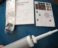 Decathlon Exercise Ball with pump