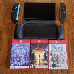 Nintendo Switch 2 , Tablet And Controllers w/ Micro Sd Card And 3 Games