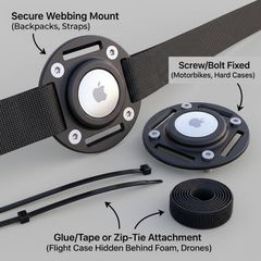 Universal Apple AirTag Mount