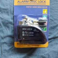 New USB Rechargeable Alarm Disc Lock