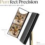 Luxurious Gold Trifold Vanity Mirror Image 6