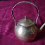 Vintage Solid Brass Decorative Small Tea Pot Ornament With Lid Image 5