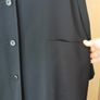 NEW - Max Mara 100% Wool Black Long Coat UK 12 Image 7