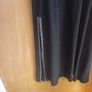 Arruba Long Black  Dress With  A Diamond V- Neckline. S.12.  New.- No Tag. Image 6