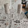 candle holders X2 with candles Image 2