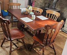 Solid Oak Refectory Style Table