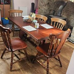 Solid Oak Refectory Style Table