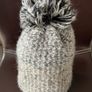 Ladies women beanie hat grey knitted with Pom Pom Bugatti New Image 6