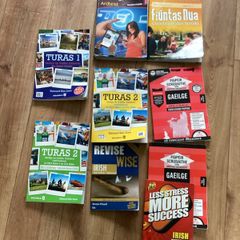 Second level irish books - Junior & Senior cycle - please say when yiu can collect