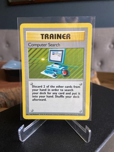 Pokemon Base set Computer Search 71/102 Near Mint Condition