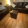 1 Dark Brown Leather Sofa Image 4