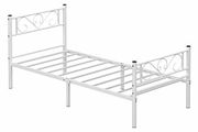Single bed frame,  White or Black  bed frame, metal bed frame,