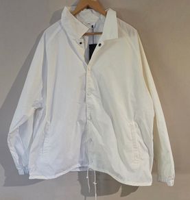 White Sporty Coach Jacket - 4XL - New