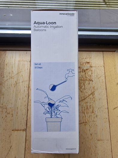 InnovaGoods Aqua Loon Glass Watering Globes Set of 2 Brand New